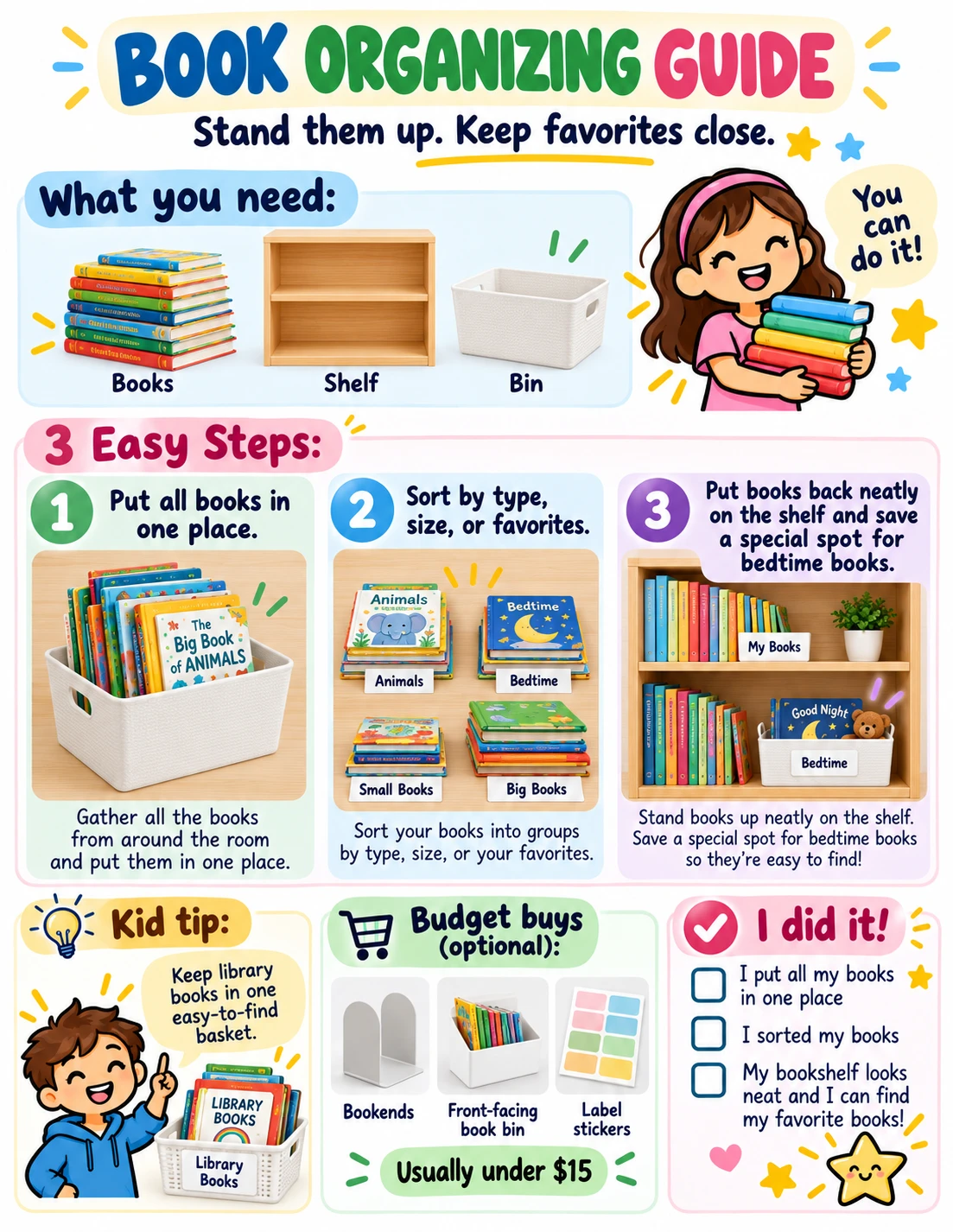 Book Organizing guide